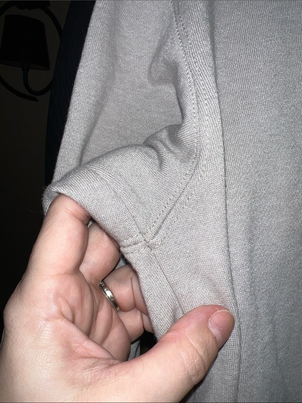 NATURAL LIFE Neutral Crewneck Tee - Light Taupe S EUC - Picture 9 of 13
